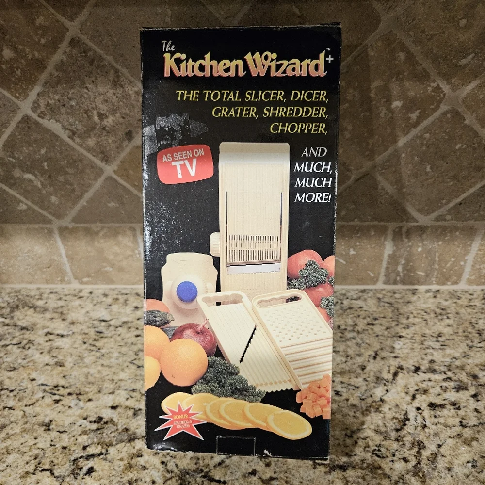 Kitchen Wizard, The Total Slicer, Dicer, Grater, Shredder, Chopper